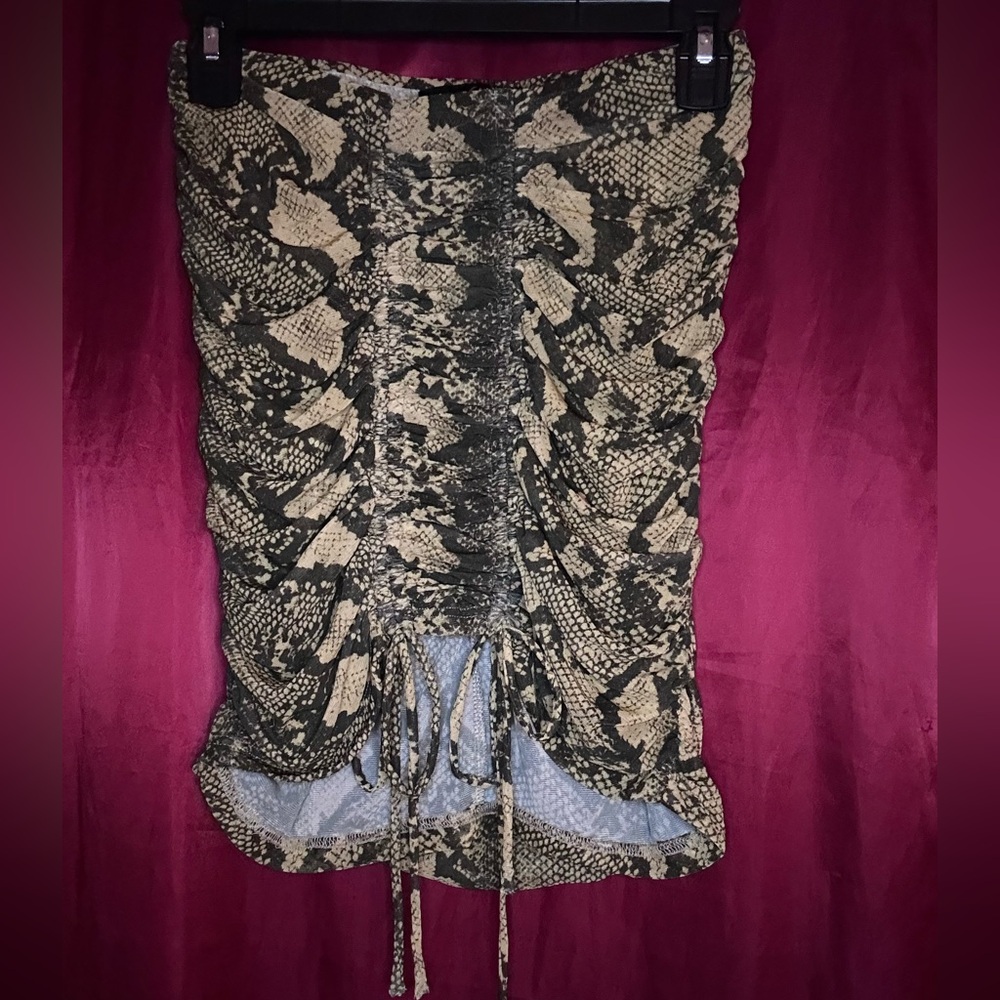 by DYLN Golden Snake Viper Skirt